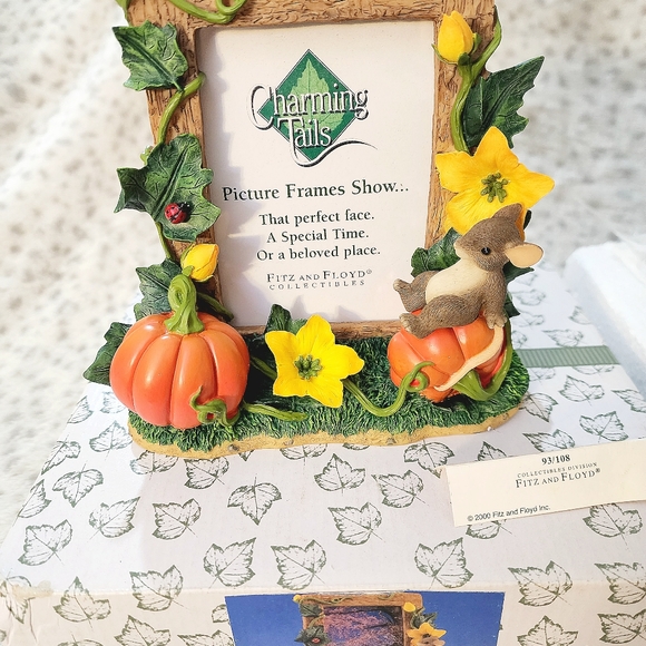 Charming Tails 93/108 "Pumpkin harvest" With Box and papers - Picture 7 of 11